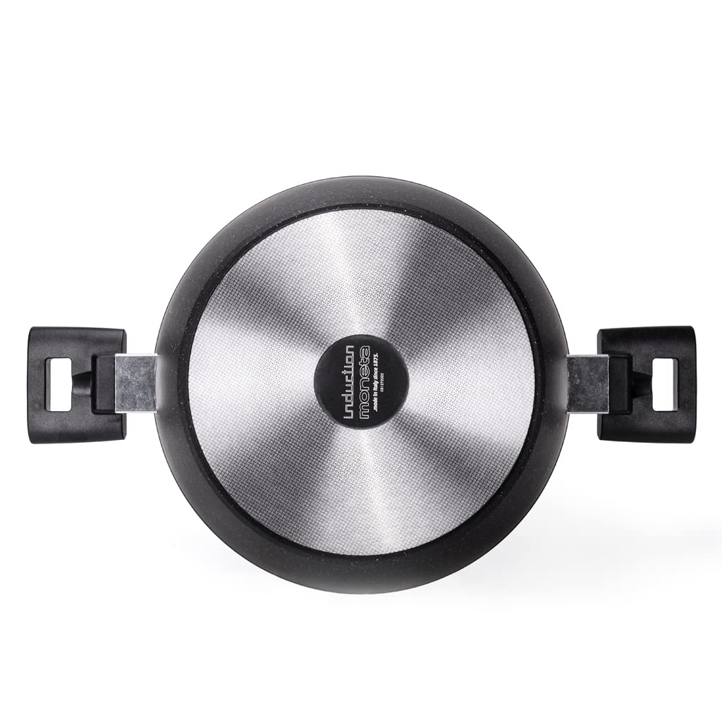 Padella Moneta Etnea Evolution | 25 Cm | Per Induzione | Rivestimento Effetto Pietra | Made In Italy - Foto 4