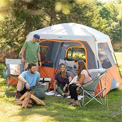 Carpa CORE para 6 personas con paredes rectas y kit miniatura 4