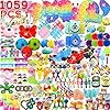 1000+ PCS Party Favors for Kids, Fidget Toys Pack, Birthday Gift,Christmas Stocking Stuffers,Christmas Gift,Treasure Box, Goodie Bag Stuffers, Carnival Prizes,Pinata Filler Sensory Toy for Classroom
