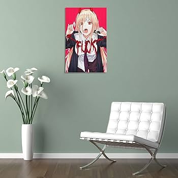 チェーンソーマン　パワー　額縁　絵画 チェーンソーマン 額縁 絵画 Amazon.co.jp: チェンソーマン