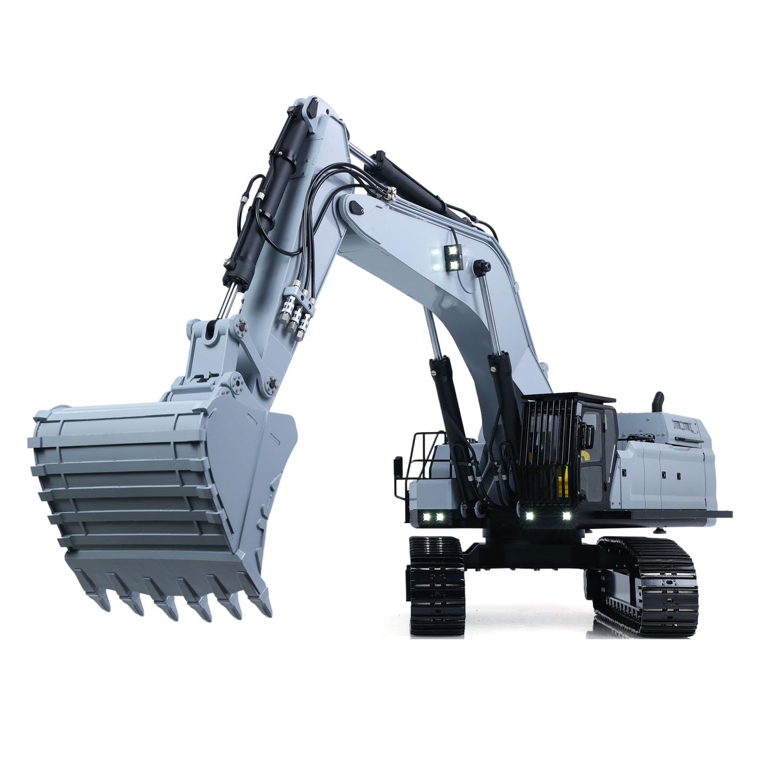 Escavatore idraulico pesante 1/12 RC 395F in metallo telecomandato pronto