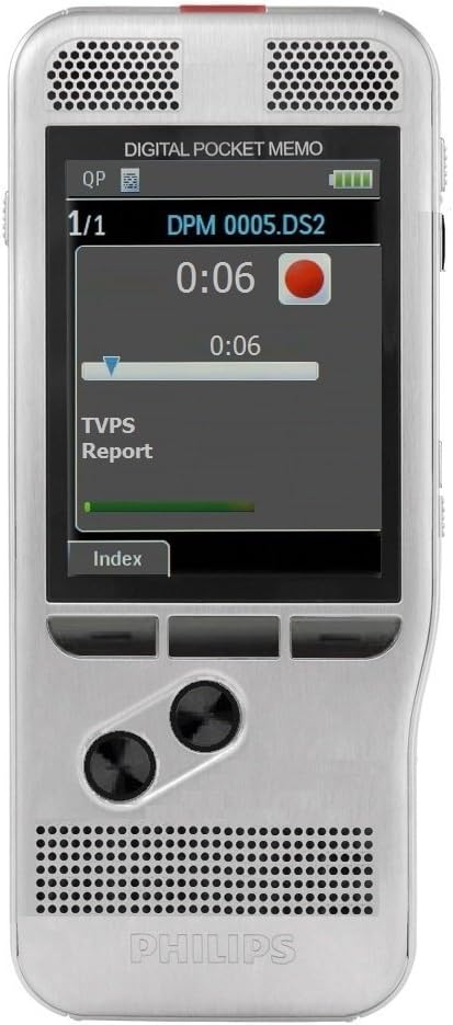 Philips DPM 6000 Digital Pocket Memo with Docking Station