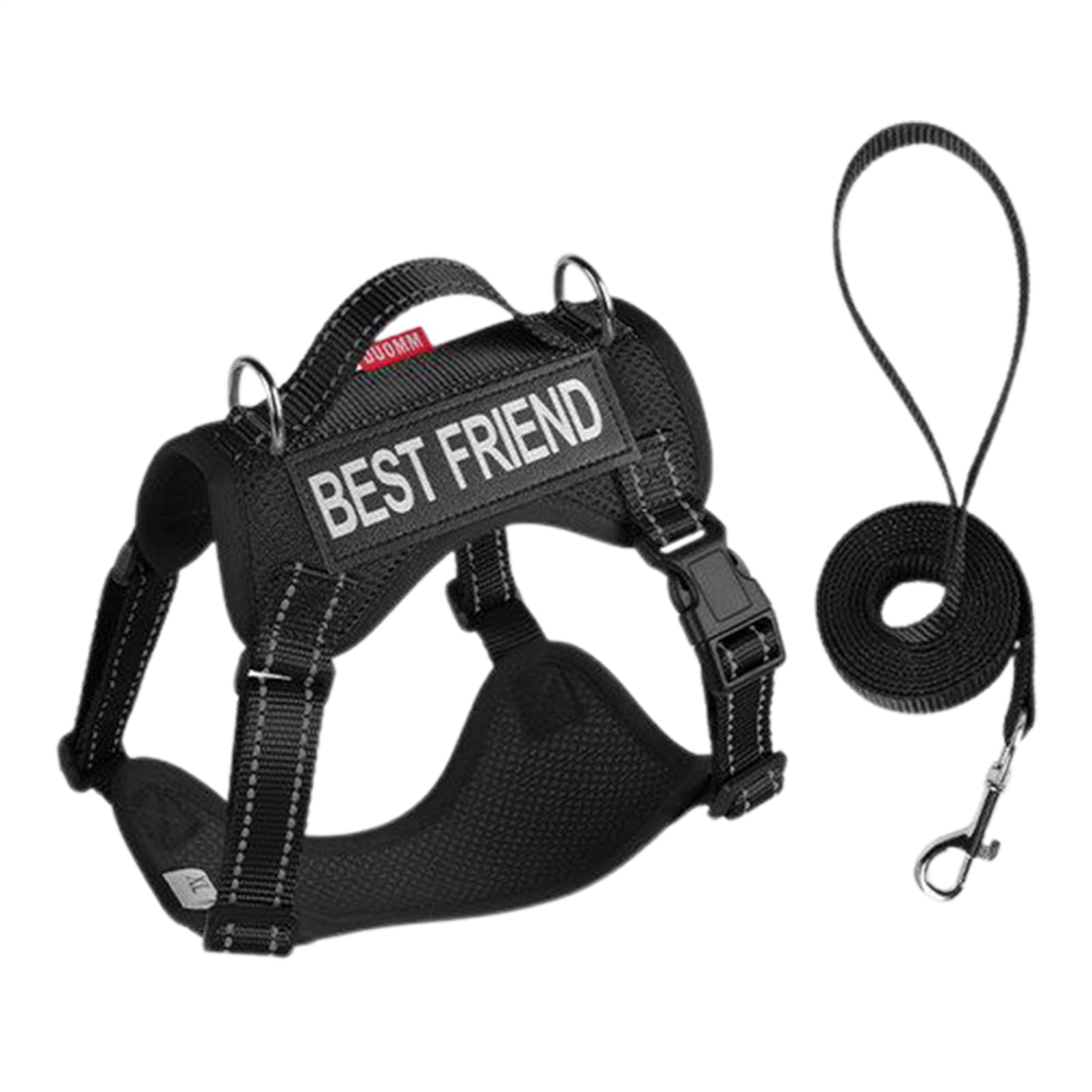 Arnés antiescape para gatos de diseño suave con collar ligero y seguro