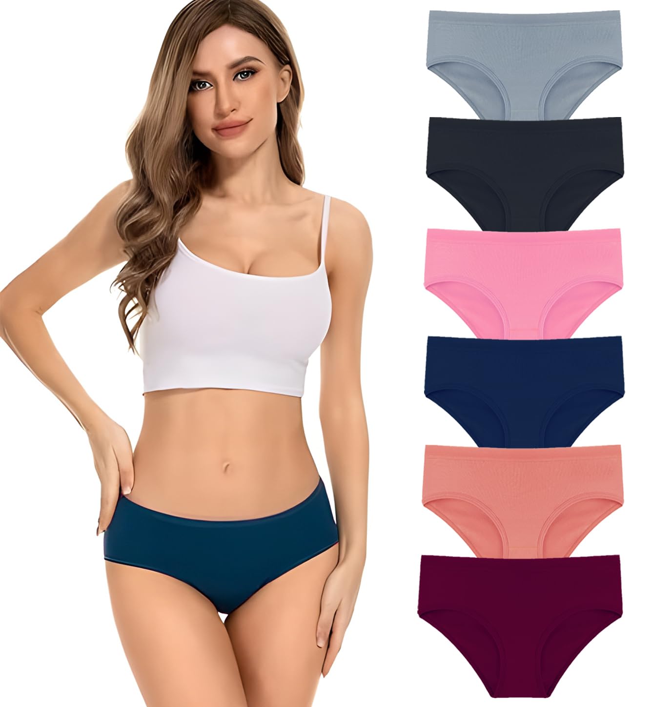 NICSY Women Underwear Hipster Panty, Antibacterial Cotton Stretchable Super Combed Ladies Bikini Brief, Panty for Women. NICSY Women Underwear Hipster Panty, Antibacterial Cotton Stretchable Super Combed Ladies Bikini Brief, Panty for Women.