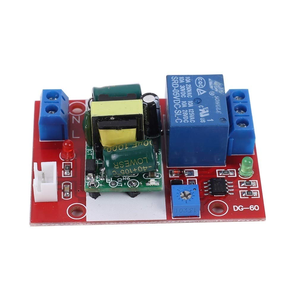 Module de Relais Régulateur Goutte de Pluie 220V, Module Capteur de Goutte de Pluie Interrupteur D'eau Humidité Surface Feuille
