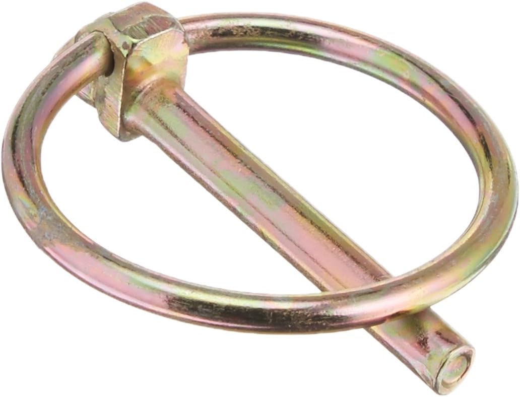 ダブルHH MFG 81911リンチピン、カテゴリ0、イエローzinc-plated、3 / 16 x 1 &ndash; 1 / 8-in。