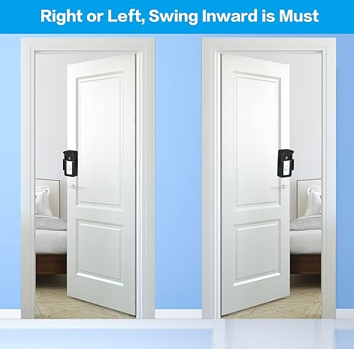 Miniatura 6 de Soporte antirrobo para timbre para apartamento, soporte para timbre de puerta sin taladro, compatible con timbre de anillo, timbre de video Blink y