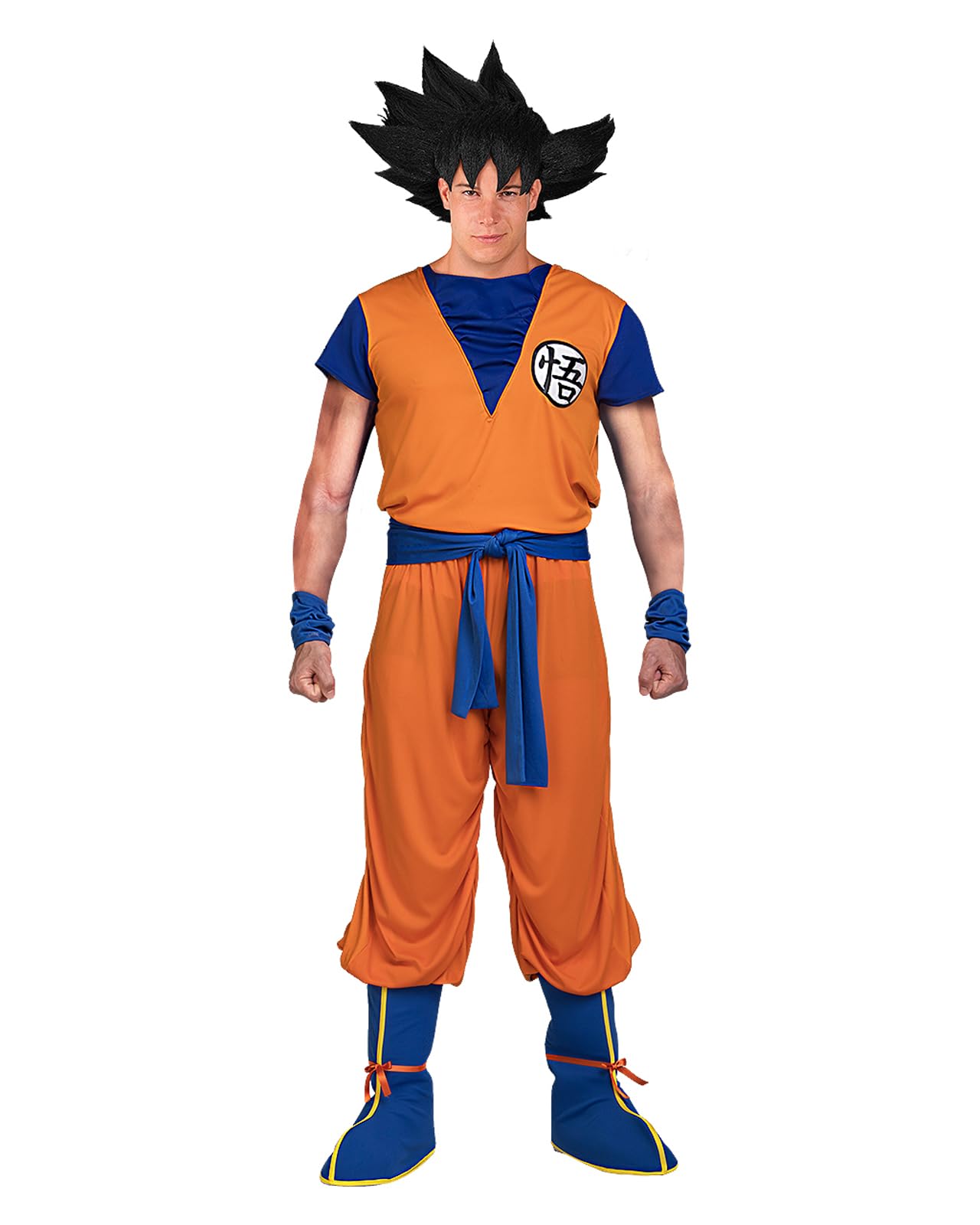 Funidelia Déguisement Officiel de Goku Dragon Ball pour Homme, Tenue de Super Saiyan pour Adulte Dragon Ball, Déguisements pour Carnaval, Halloween & EVJF/EVG