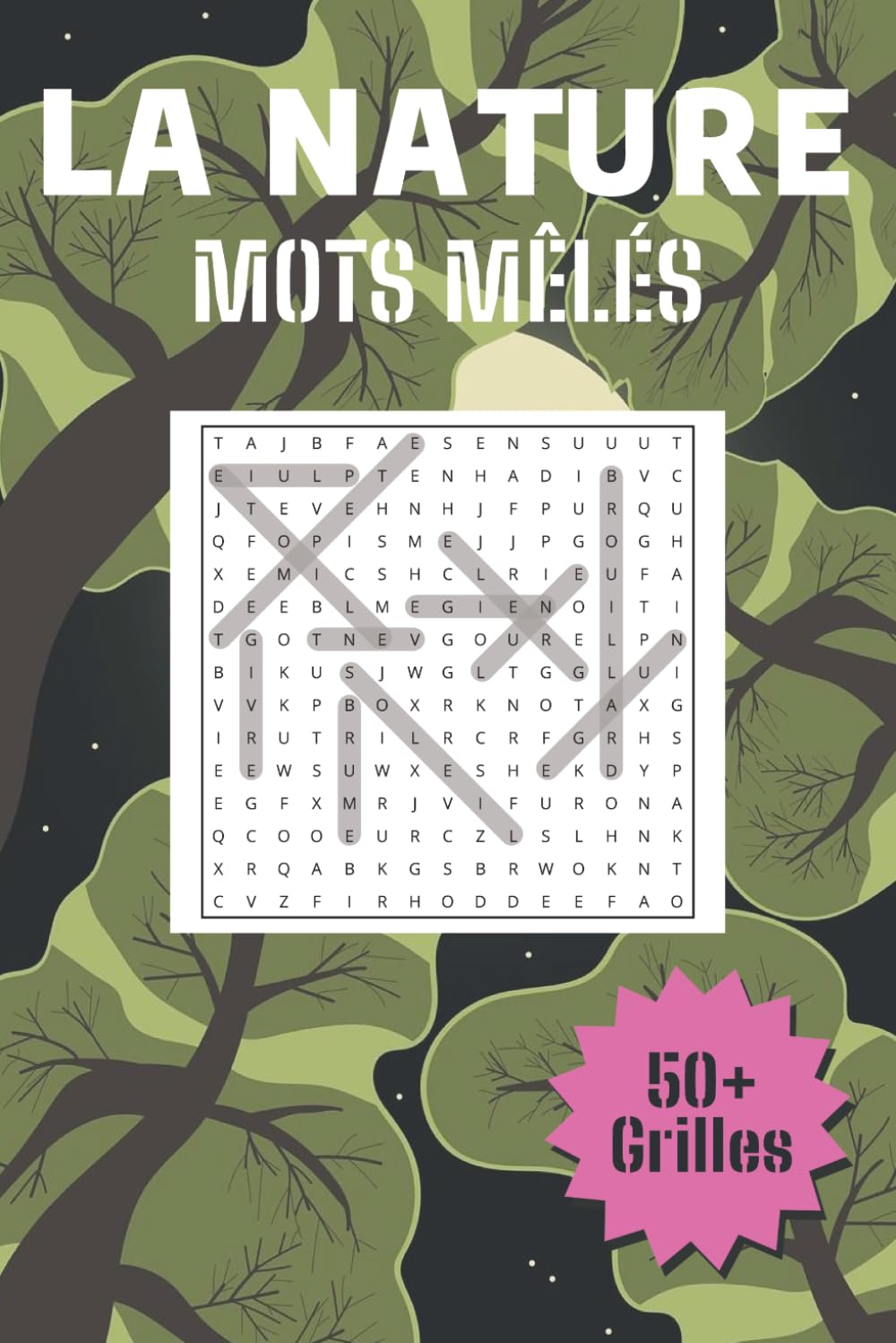 Mots Mêlés sur la Nature: Cahier de Mots Mêlés – Nature | 50+ Grilles avec Solutions | Format Poche Idéal Voyage