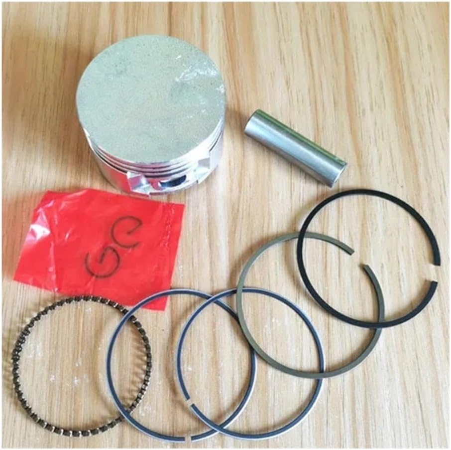 Piston Kit 51mm Fit for EH09 EH09-2 Engine Motor Rings Pin Clips Assembly Rammer Tamper Replacement