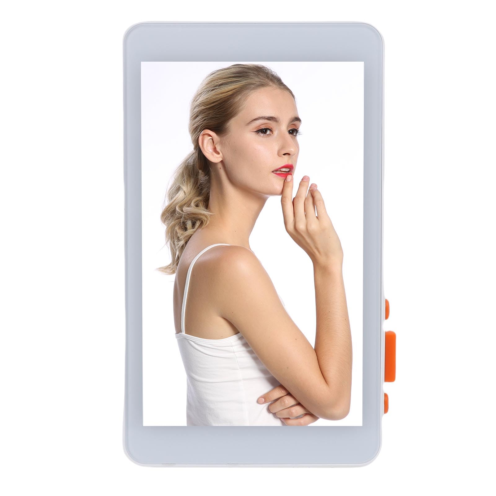 Phone Vlog Selfie Screen, 4.02in 1800mAh Magnetic (WHITE)