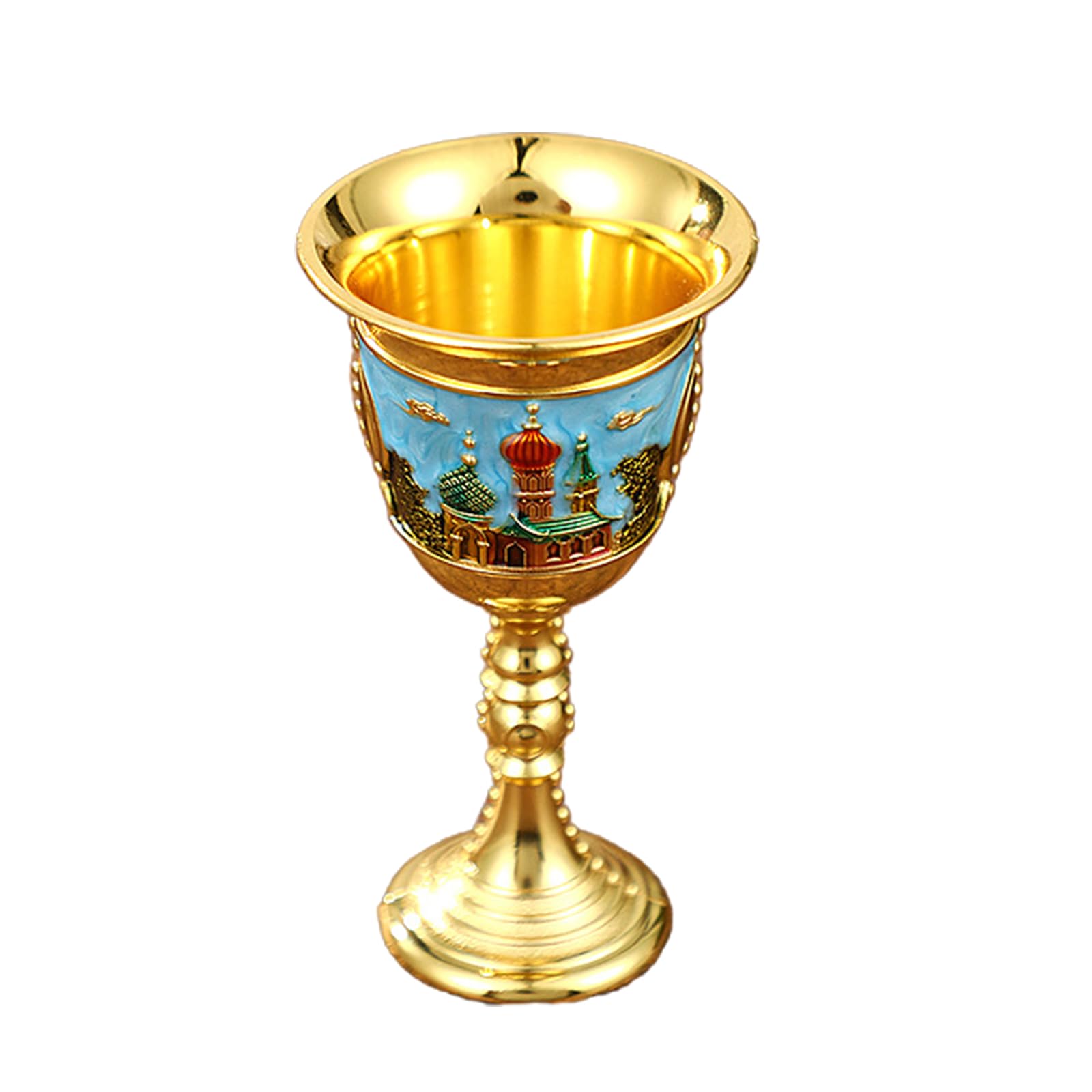Yhplxyuus Vintage-European Gold Wine Glasses Home Decor Creative-Gifts Champagne Glasses Beverage-Goblet European Champagne