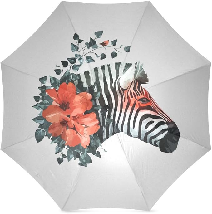 Umbrella Zebra Custom Umbrella, Folding Umbrella Rainproof