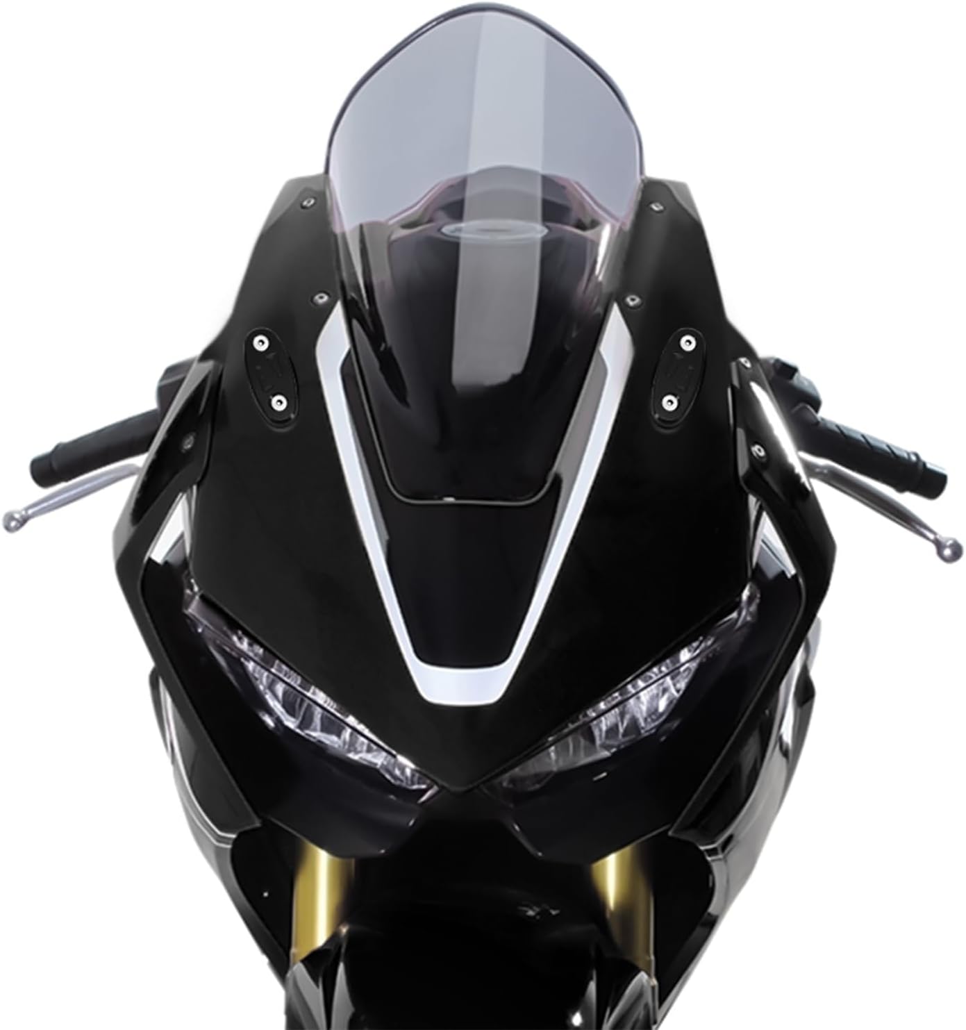 MFGZD Motorcycle Mirror Block Off Base Plates Compatible With CBR650R CBR650F CBR500R CBR300R CBR250R CBR400R 2019-2024 2PCS CNC Aluminum Rearview Mirror Block Off Base Decorative Plate (Black)