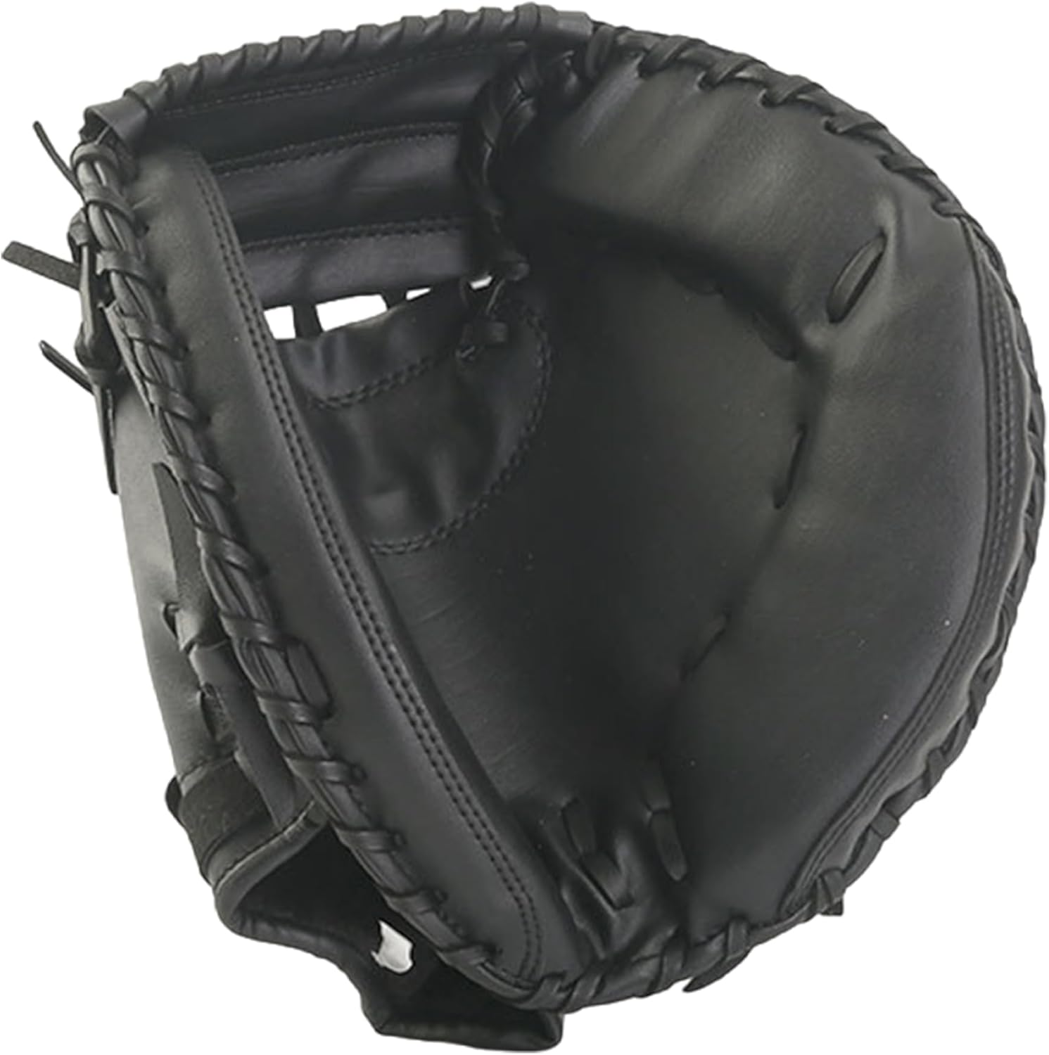 Wear-Resistant PU Leather Thickened Baseball Mitt, Catchers Mitt, Adult, Shock Absorption Left Hand Catcher's Glove for School Local City Parks, Catcher's Mitts