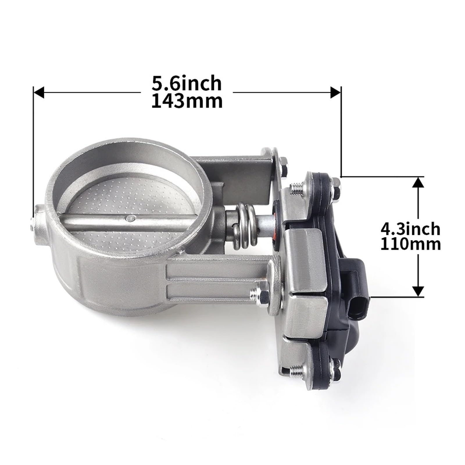 AGR Valvola Valvola Elettrica Di Controllo Dello Scarico Valvola Elettrica Con Tenuta Di Controllo A Pulsante Valvola EGR Ricircolo Gas Scarico(2.75 inch)