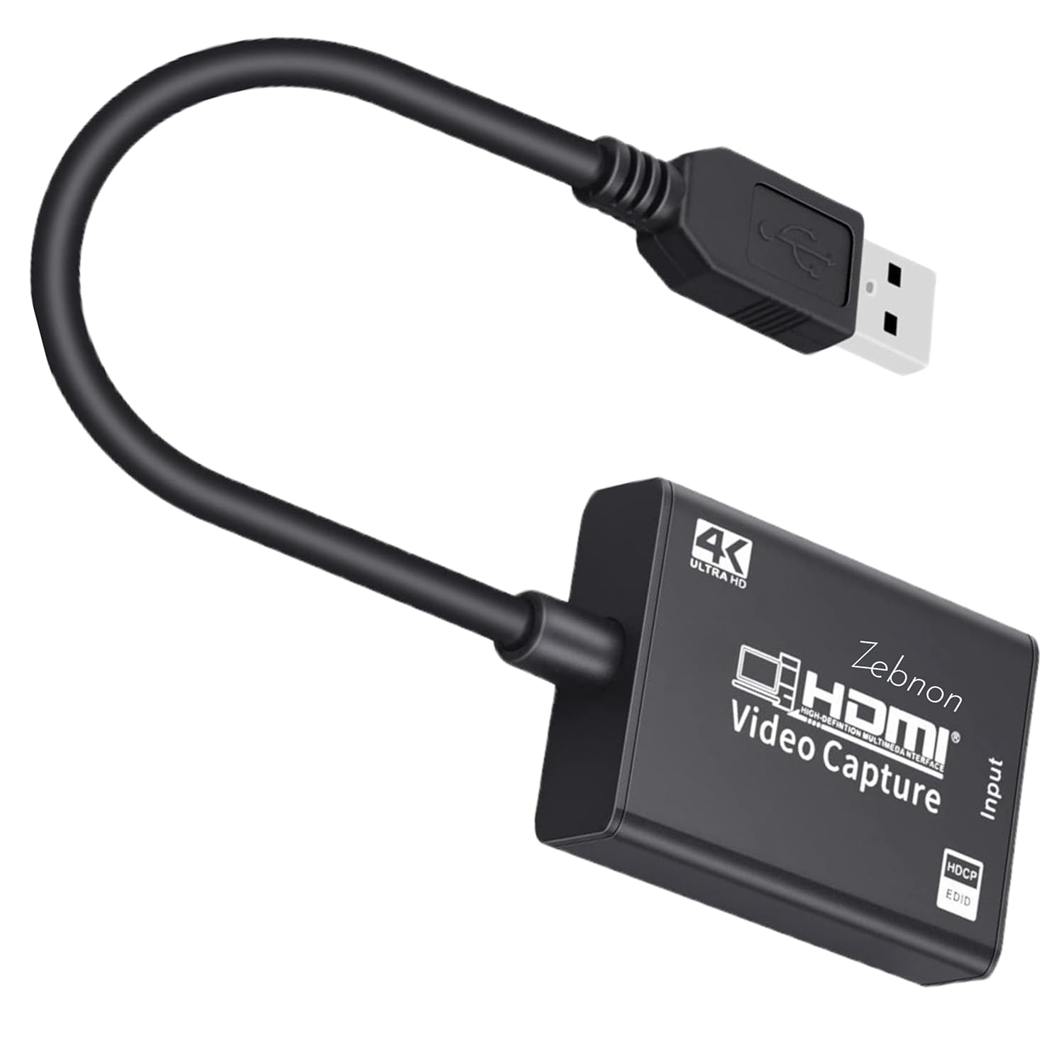 Zebnon HDMI Video Capture Device Card (Cable) Streaming VHS Board Capture USB 3.0 Cards . HDMI