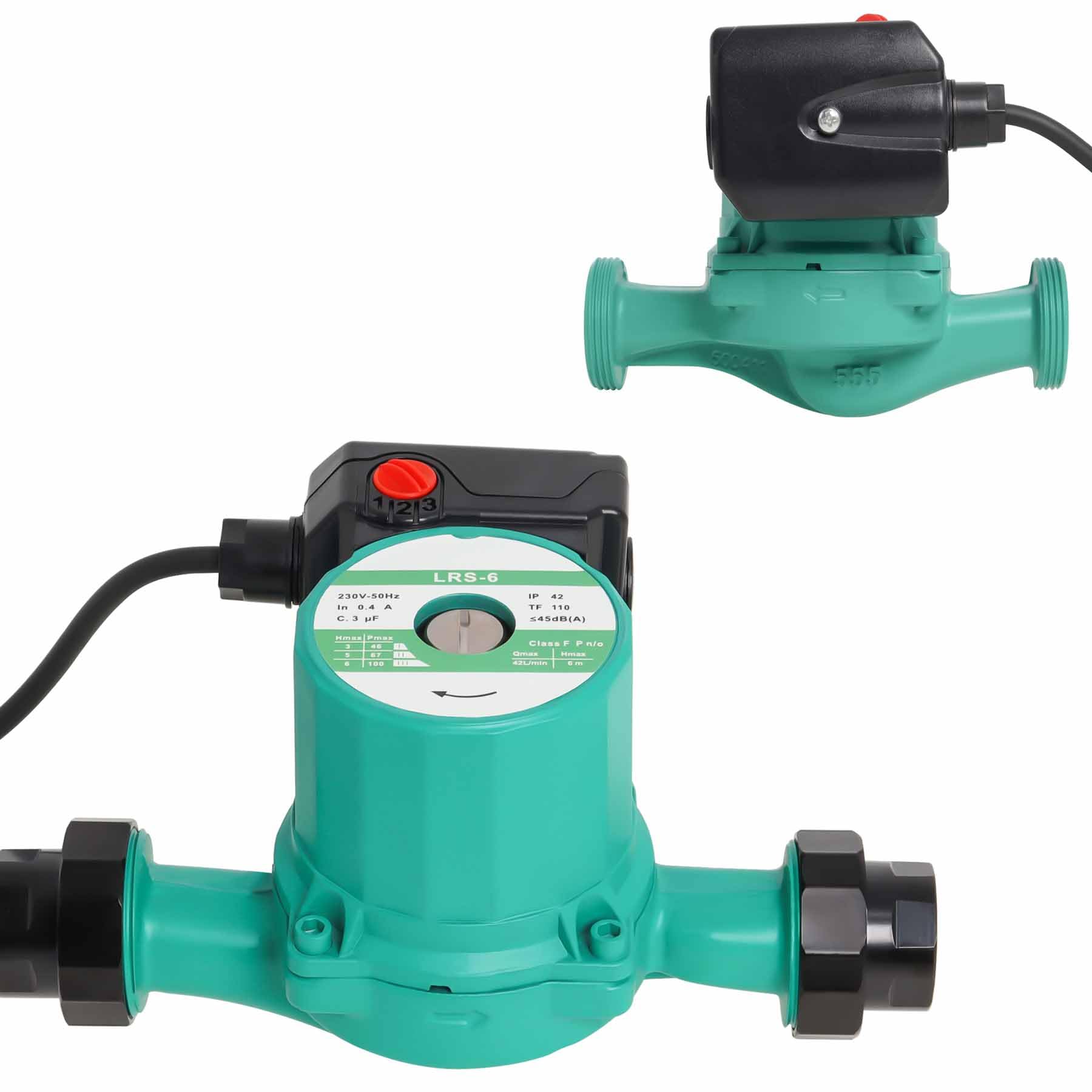 Pompa di culazione dell'acqua calda 25-60/180 mm, pompa di riscaldamento a caldo Poweka