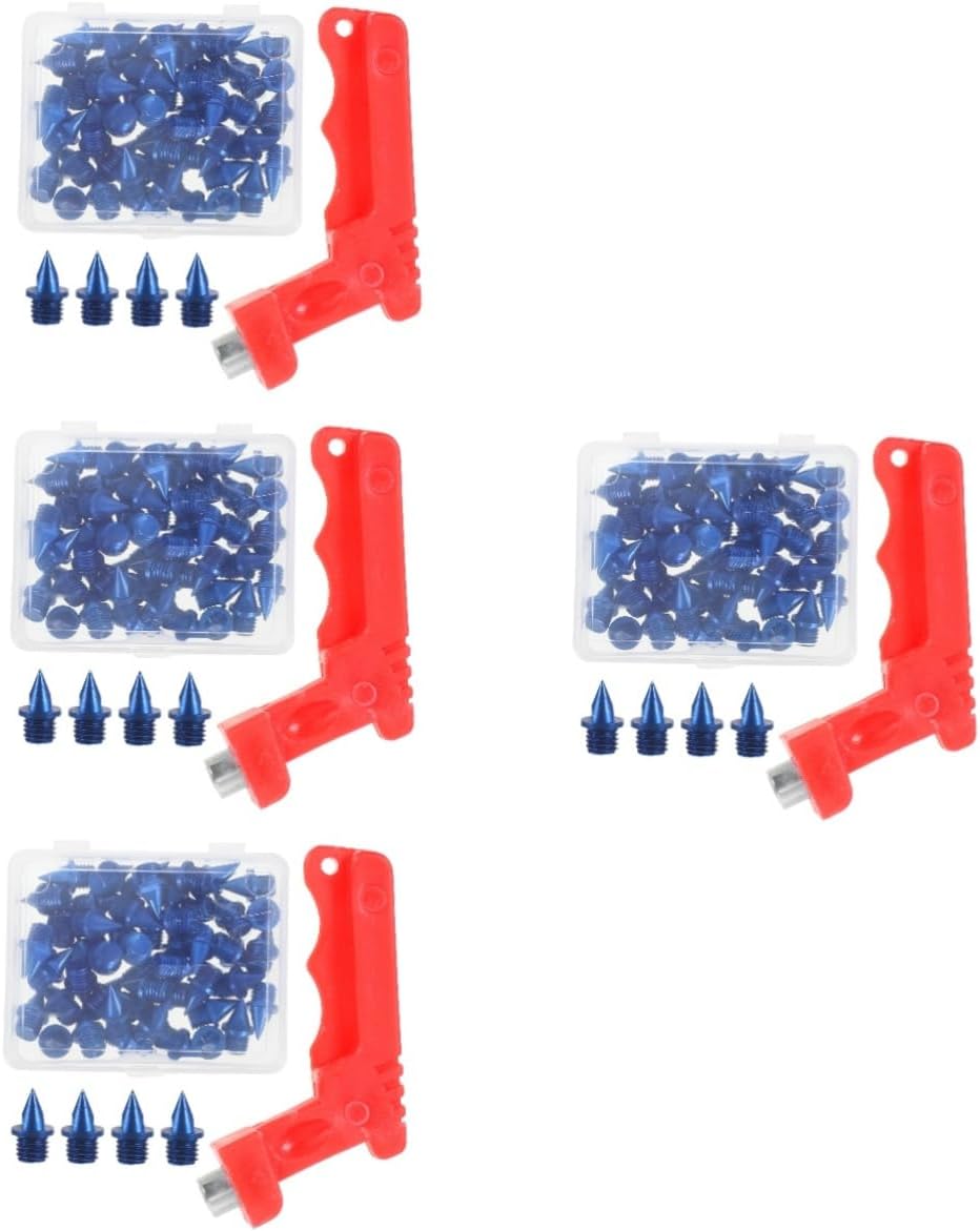 Sosoport 2 Sets Stud Set Field Sprinting Spikes Track Shoes Spike high Jumping Spikes Sports Short Shoes Spikes