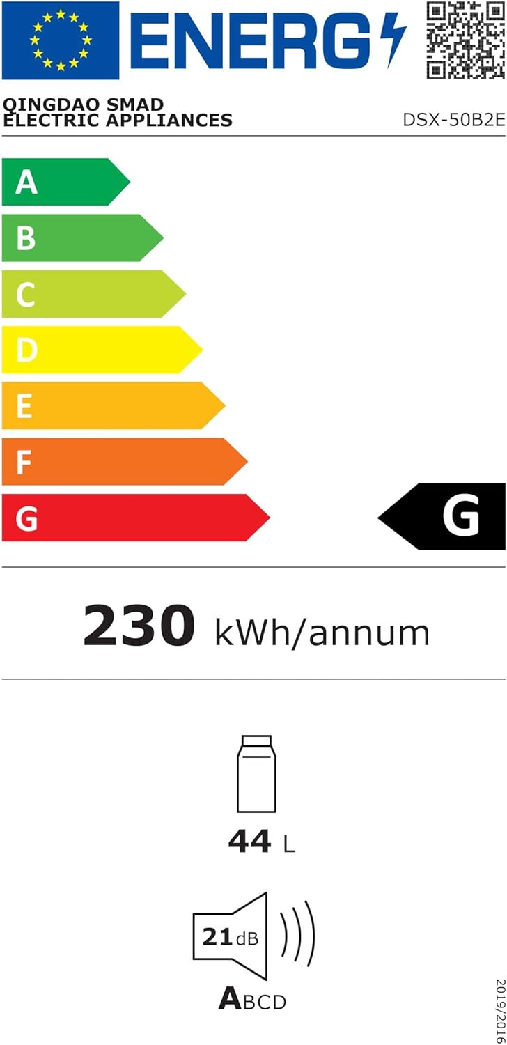 Smad Frigo 12V Camper, Frigorifero Portatile 12V 220V, Silenzioso, Frigorifero Piccolo per Auto Camper Camera Ufficio Hotel, 50 Litri, Nero Smad Frigo 12V Camper, Frigorifero Portatile 12V 220V, Silenzioso, Frigorifero Piccolo per Auto Camper Camera Ufficio Hotel, 50 Litri, Nero