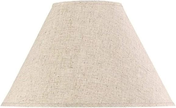 Cal Lighting SH-1036 12-Inch Side Round Linen Shade