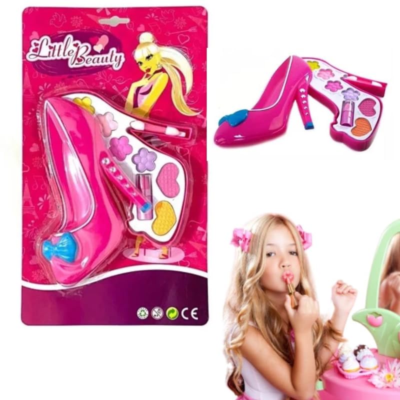 Kit Estojo Maquiagem Para Boneca com Estojo Sapatinho Gloss - PANAMI