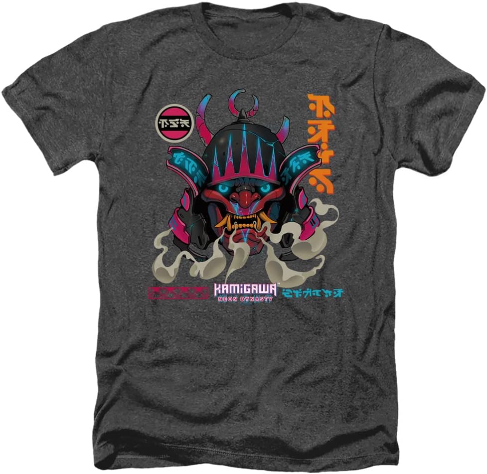 LOGOVISION Magic The Gathering MTG ND Mask Unisex Adult Heather T Shirt