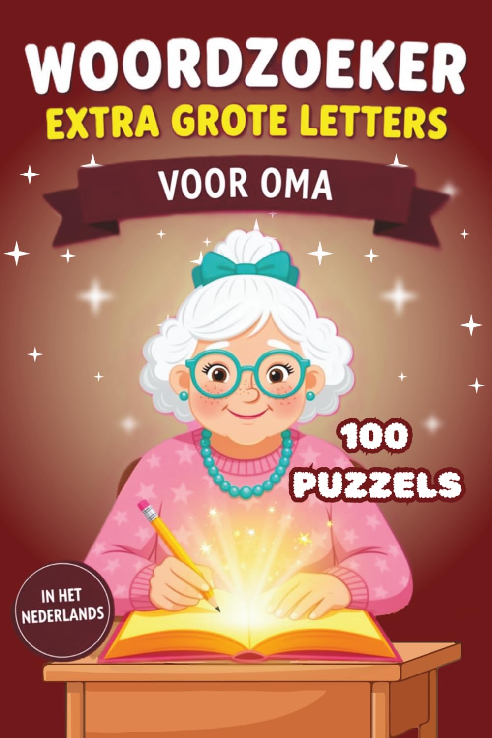 Woordzoeker voor Oma: 100 Grootletter Puzzels met Oplossingen | Leuk Puzzelboek Senioren Grote Letters Bloemen Familie Koken Handwerk: Extra Grote ... Bakken Breien Kleinkinderen Familie: 5