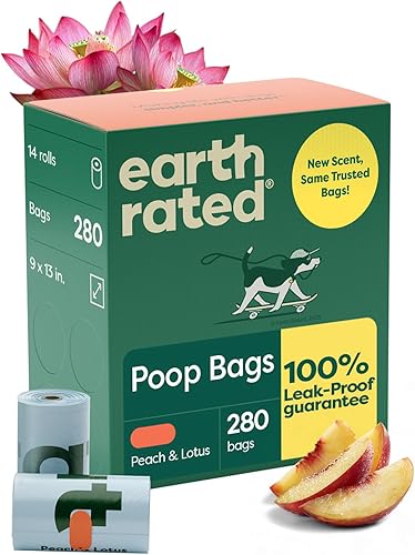 Miniatura 15 de Earth Rated - Bolsas para excremento de perro, bolsas extra gruesas a prueba de fugas para perros, rollos de repuesto, sin aroma, 270