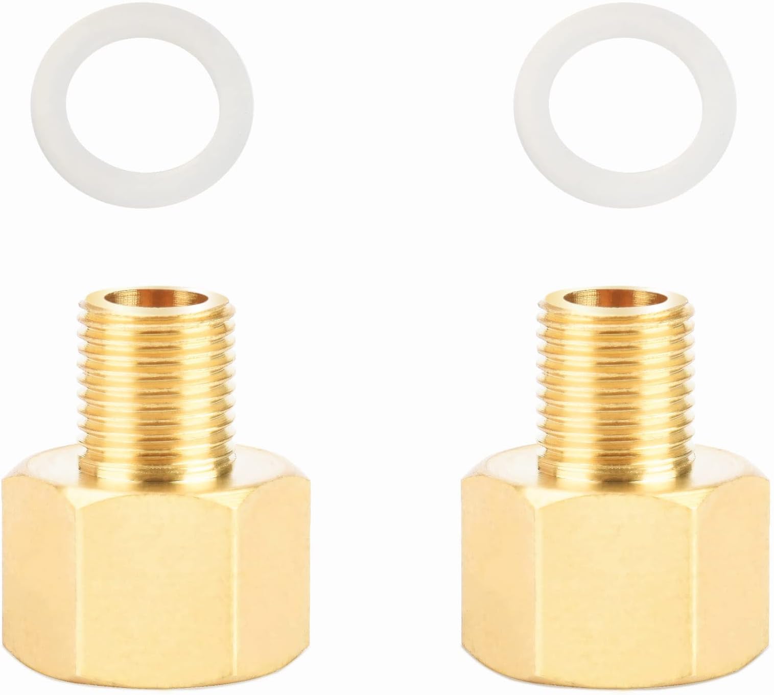 12-teiliges Messing-Adapter Set - Für Wasser, Gas & Druckluft Mit 1/4 Zoll Gewinde