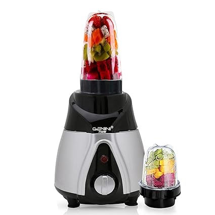 Gemini BTRBSA21 750Watts Mixer Juicer Grinder with 2 Jars (1 Large Bullet and 1 Small Bullet) - Black