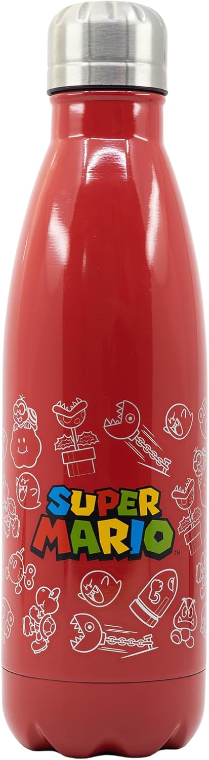 Super Mario 780ml Stainless Steel Water Bottle