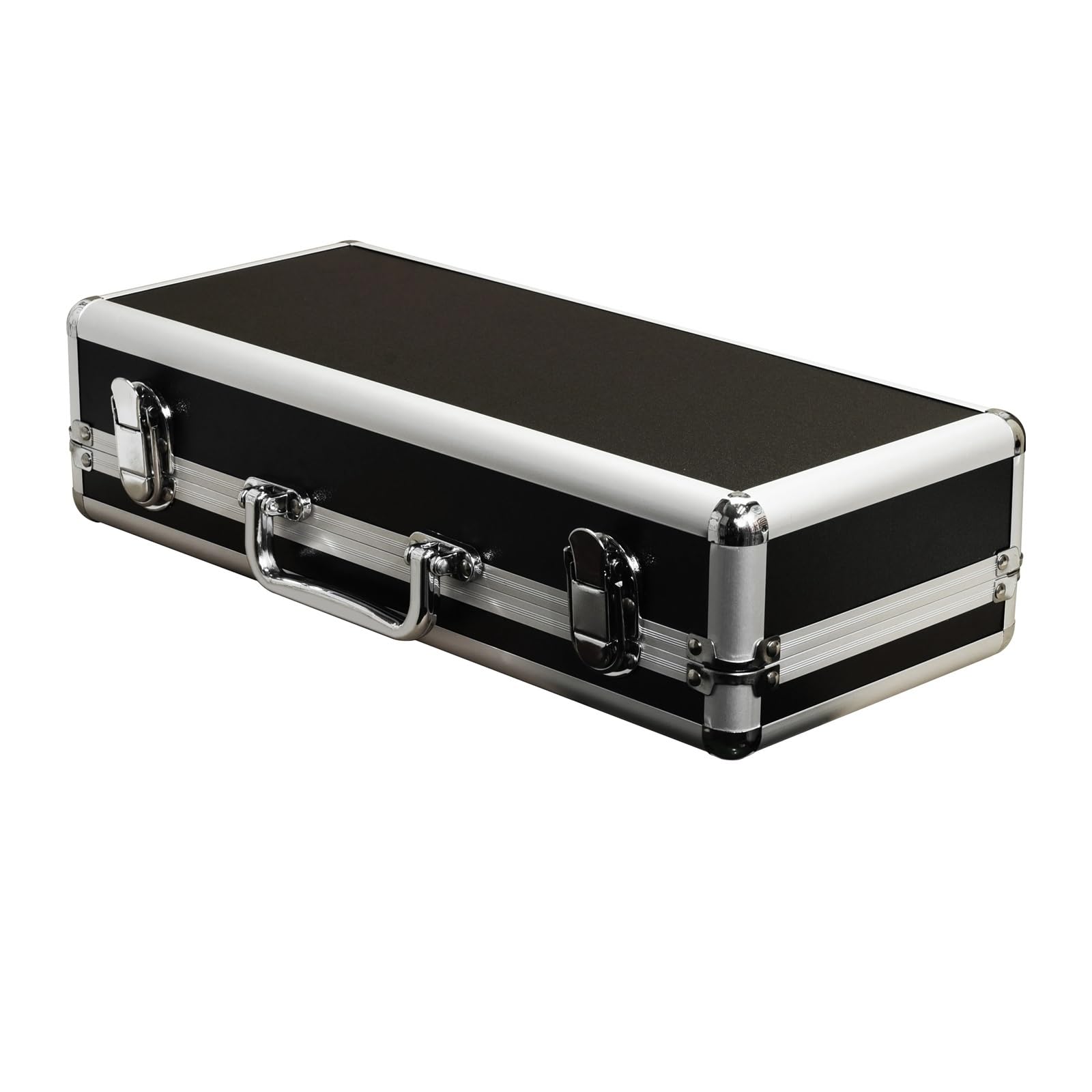 Borsa per Pedali per Chitarra Pedaliera for Chitarra in Grado di ospitare 5 Mini Pedali Custodia in Lega di Alluminio con Supporto in Schiuma Rigida all'Interno per Effetti E Pedaliere