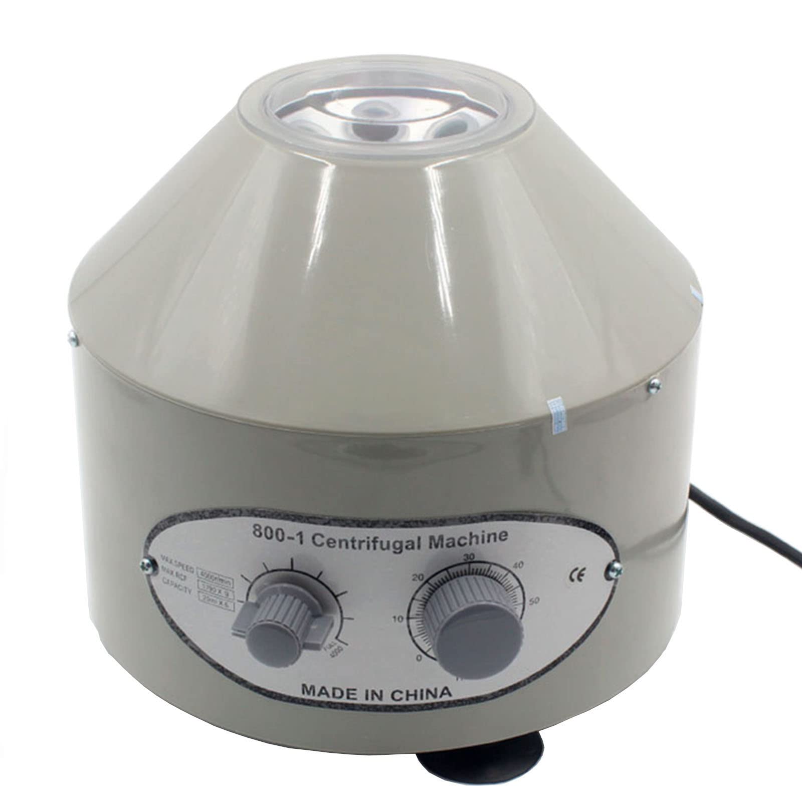 Centrífuga de sobremesa eléctrica pequeña, centrífugas de Laboratorio de 4000 RPM, máquina centrífuga eléctrica, centrífuga médica con velocidades Ajustables y Temporizador, 6 x 20 ml