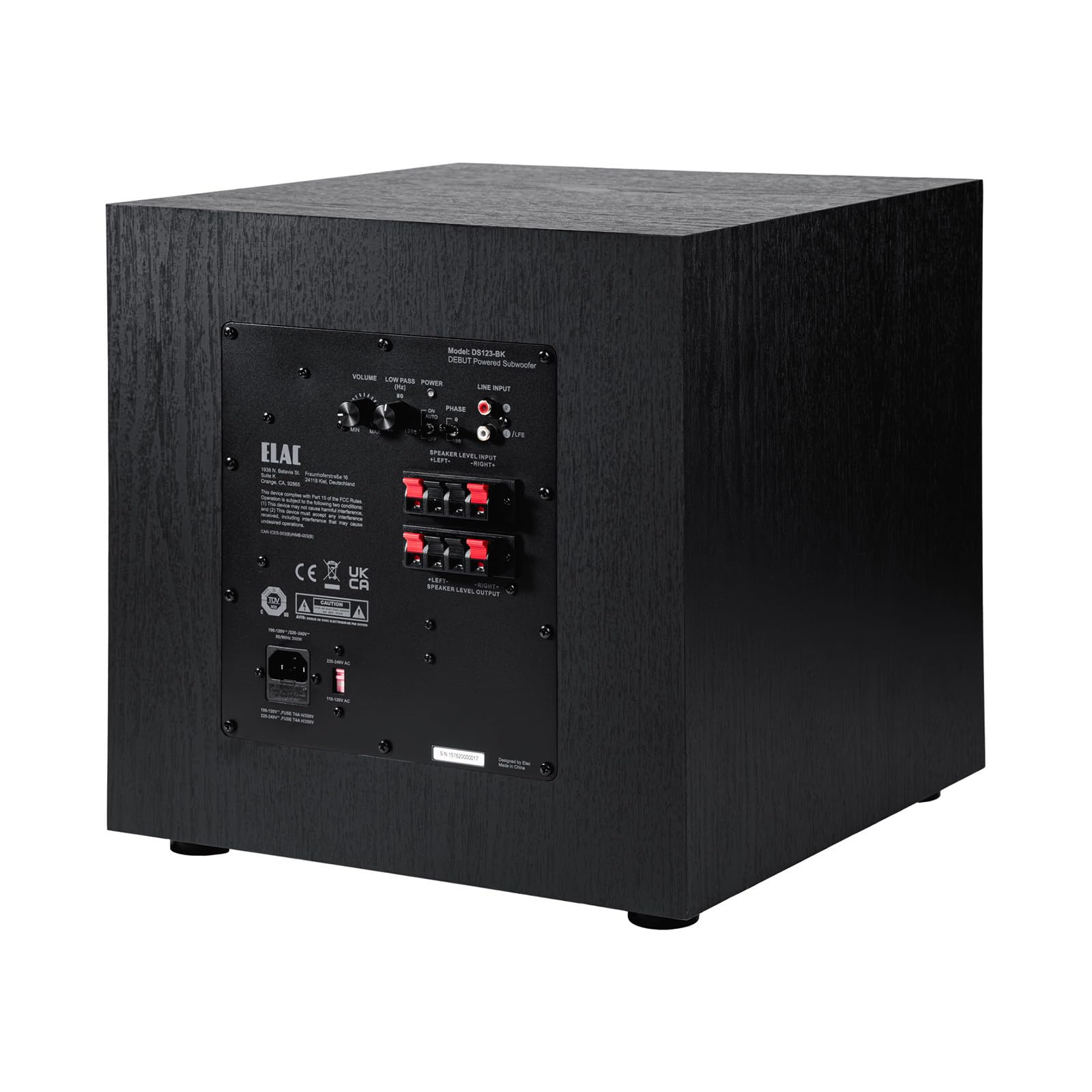 Amazon.co.jp: ELAC Debut 3.0 10インチ 200ワット パワードサブ
