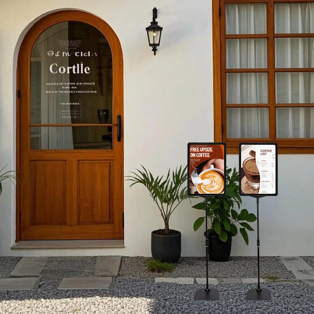 4 Pièces A4 Expositor para Carteles de Aluminio para Expositores