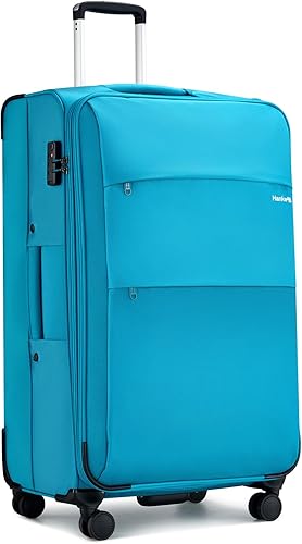 Hanke Juego de equipaje de mano expandible de 16202428 pulgadas, 22 x 14 x 9 pulgadas, aprobado por aerolíneas, maletas blandas con ruedas, equipaje