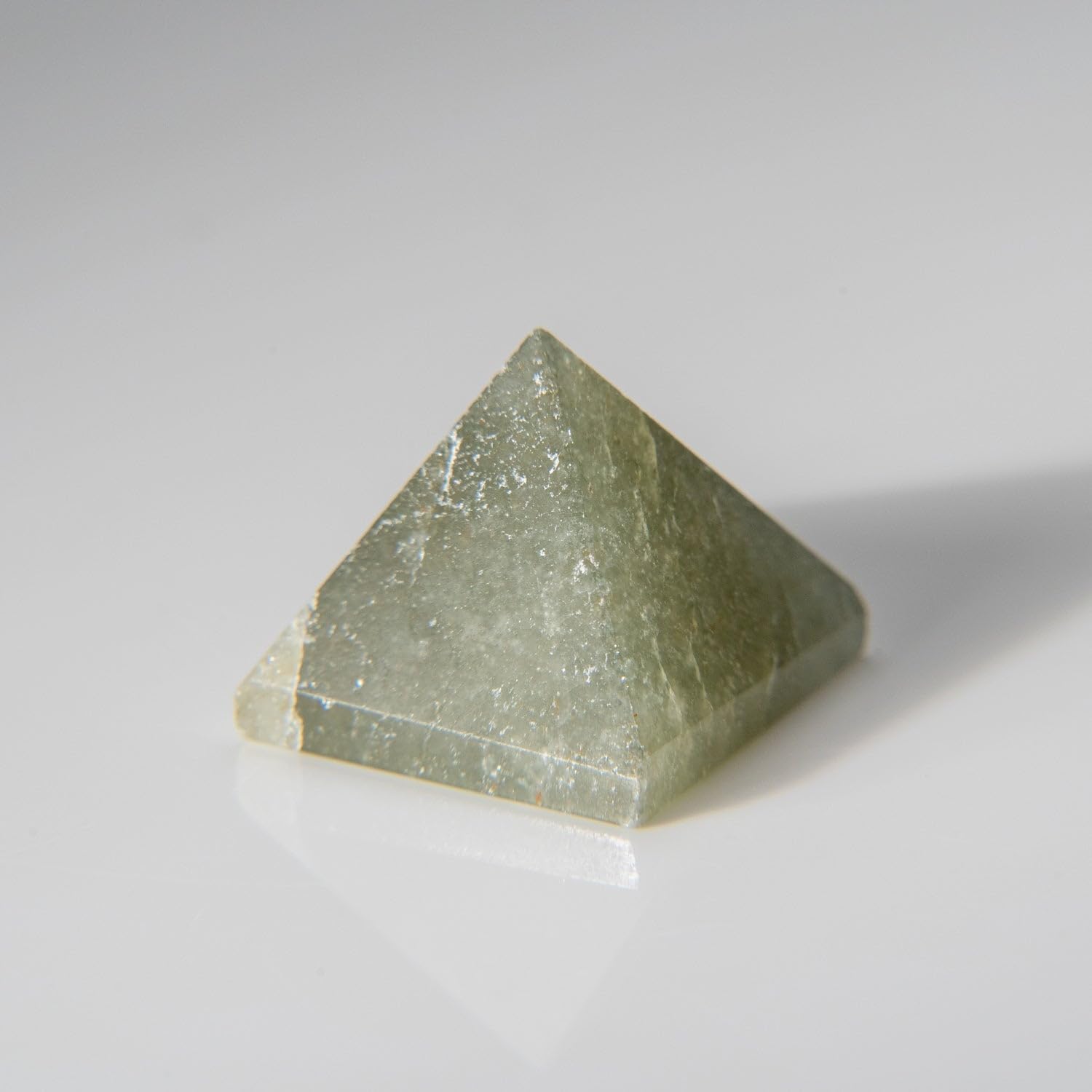 Genuine Polished Green Fluorite Gemstone Mini Pyramid (11.8 Grams)