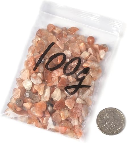 Vista 52 de Justinstones Chips pulidos de hematita triturada piedra rodada adornos curativos de cristal 3.53 oz