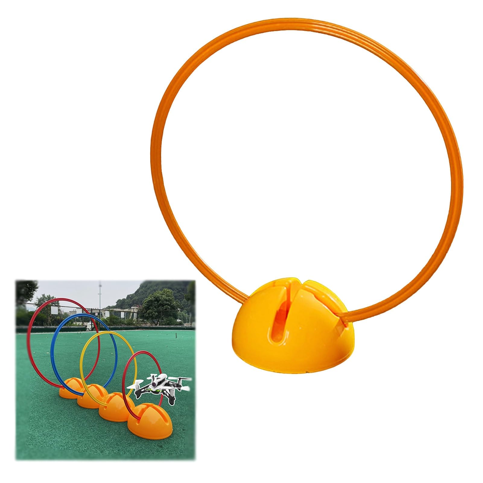 RC Drone Racing Gate Kit Fai da te per Percorsi a Ostacoli con Droni, Attrezzatura per Esercitarsi con Modelli di Droni per Interni ed Esterni, Anello di Allenamento Sensoriale per Bambini, Cancello(O