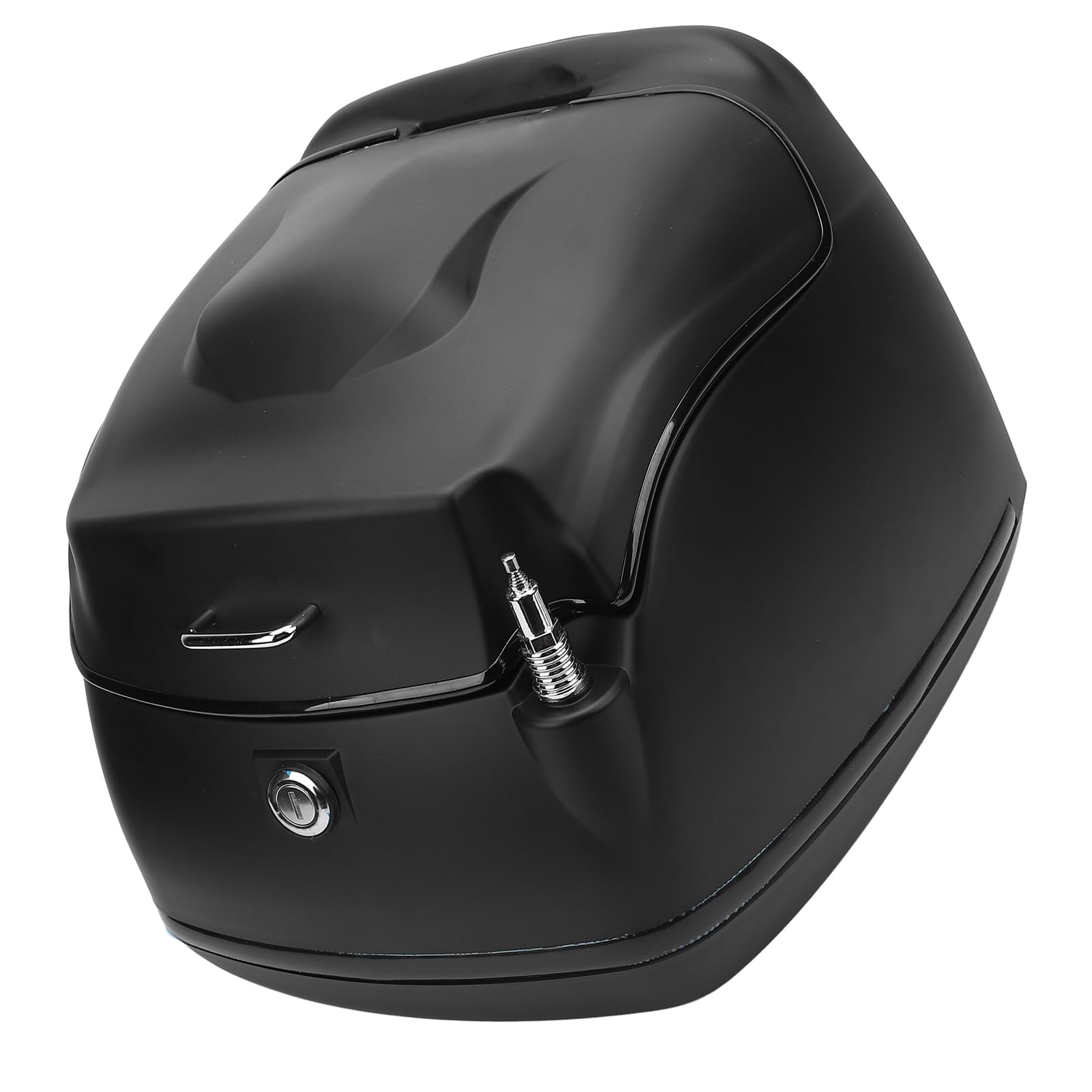 ANGGREK Baúl para Moto de 38L, Diseño Retro, Resistente Al Agua, Gran Capacidad para Moto y Patinete Eléctrico (Gold) (Gold) (Black)