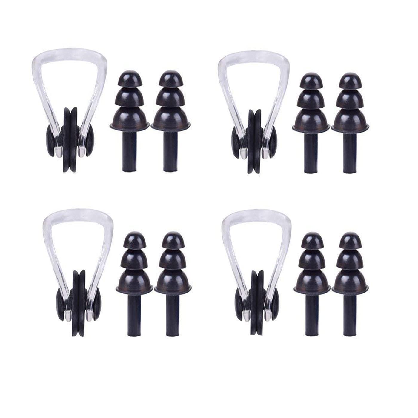IYAAN Swimming Ear Plugs With Swimming Nose Clip For Kids And Adults Set Of 4 Multicolor (B0BX33D8SY) Amazon Price History, Amazon Price Tracker