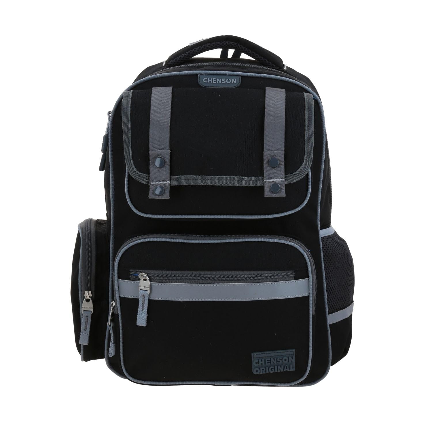 Mochila Negra Escolar Chenson Original Strong