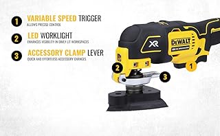 DEWALT DCS356N 18v XR Brushless Oscillating Multi-Tool Body Only