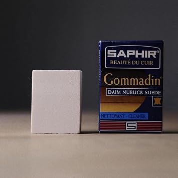 Saphir Gommadin - Nubuck Suede Eraser Block - Cleaning Suede, Nubuck and Velvety Leathers - Anti-Shine