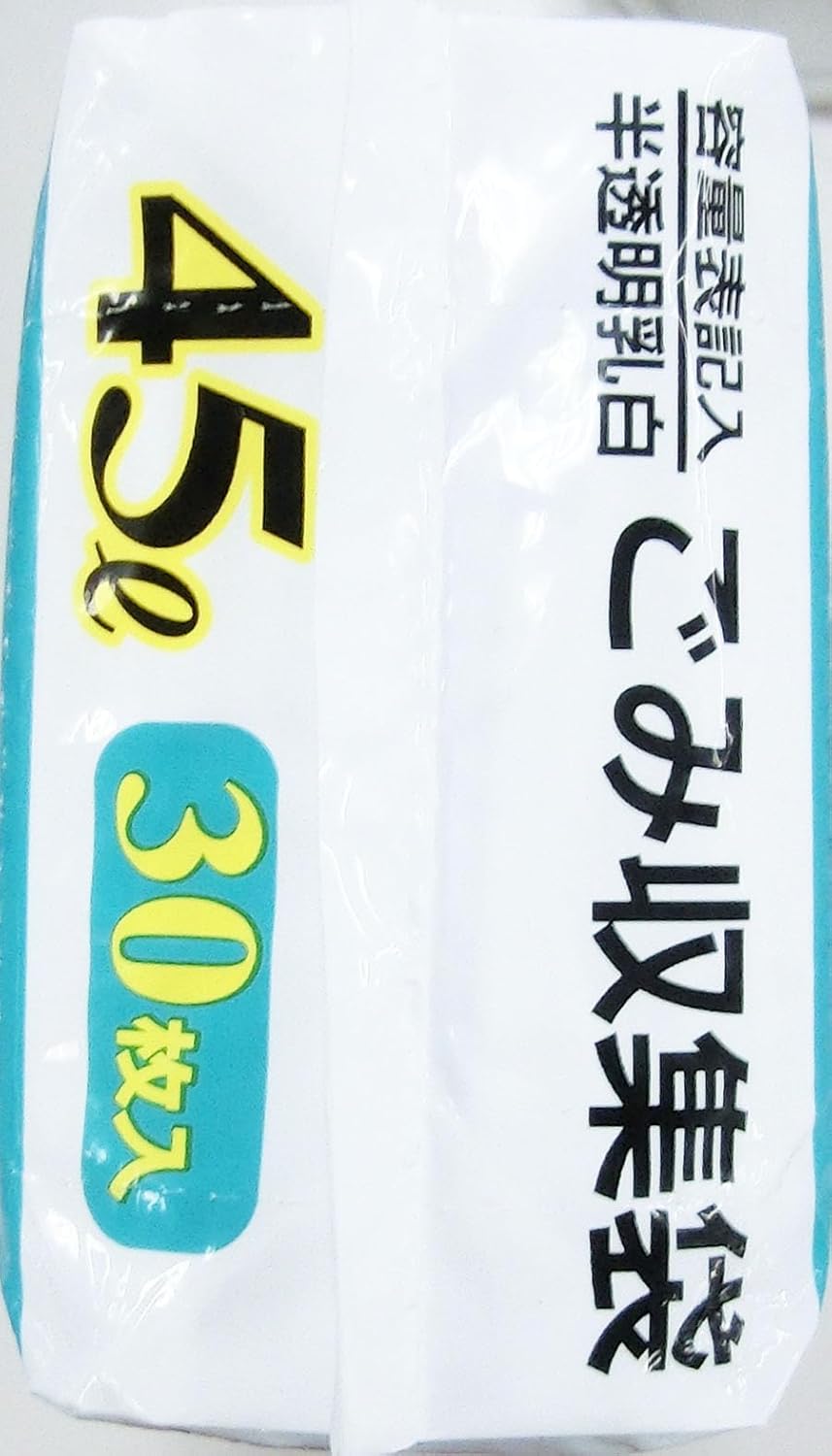 NM-Y43 Capacity Notation Milky White Garbage Bag 45L30P