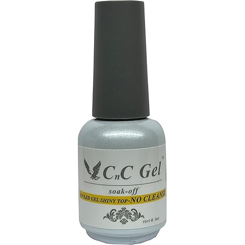 Soak-off UV/LED Gel Shine Top - No Cleanse Top 15 ml