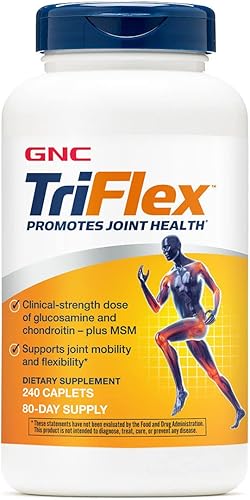 GNC TriFlex  Suplemento para la salud de las articulaciones huesos y cartílago dirigido con glucosamina condroitina y MSM  Apoya la movilidad y la