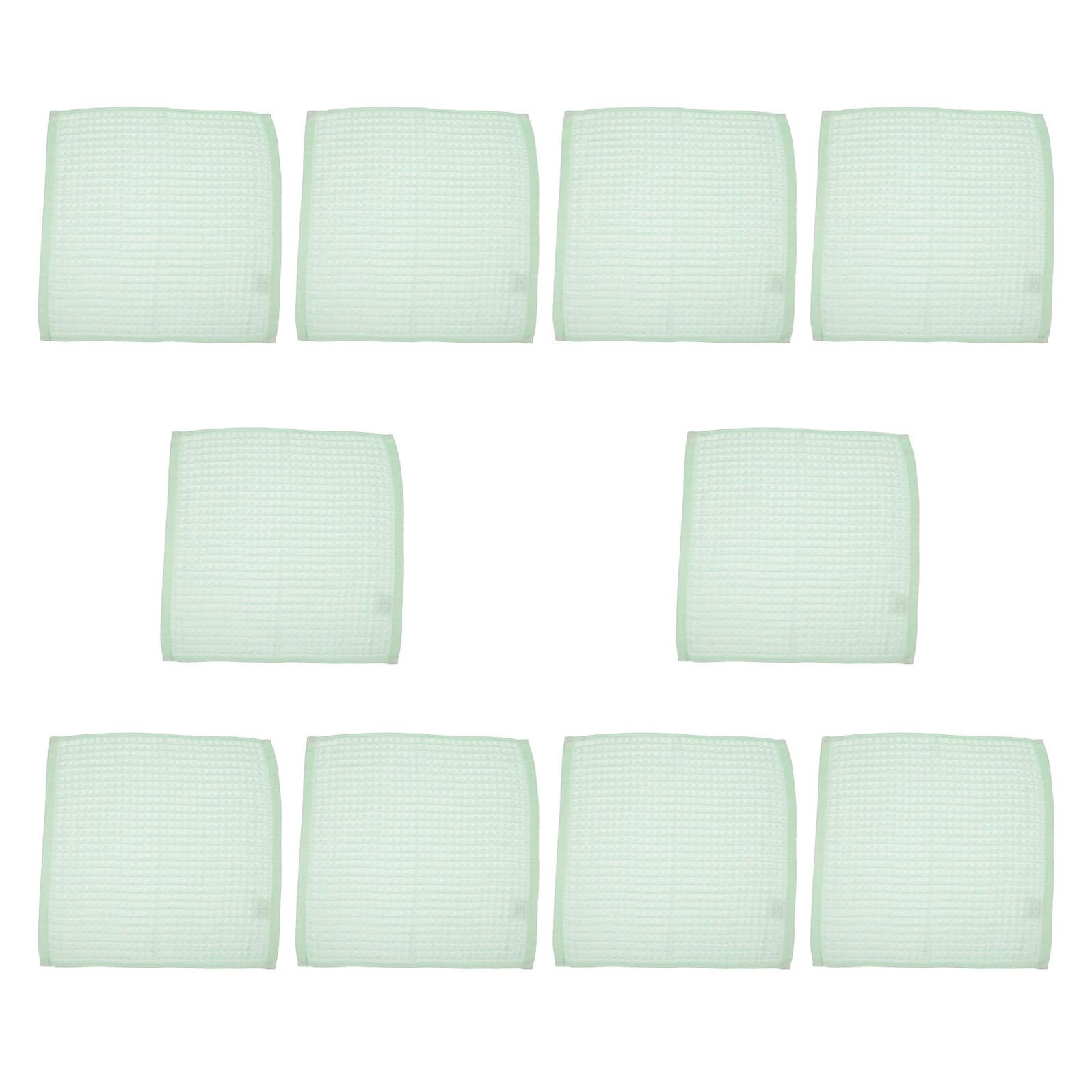Garneck 10 Piezas Paños de Cocina de Algodón Puro Suaves y Absorbentes Toallas Lavables para Limpieza de Platos y Superficies Fiestas y Reuniones