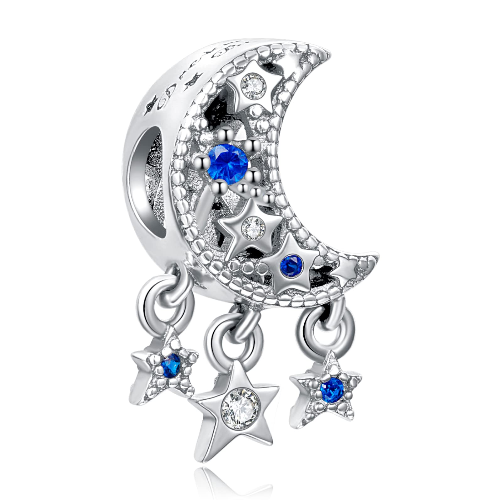 MITSOKUNaturaleza y viajes Charm Pulsera de mujer Collar de plata 925 Joyería Navidad, Cumpleaños, Halloween Regalo para niñas
